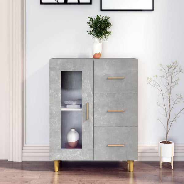 Sideboard Rucnie 69,5x34x90 cm (Holz) in Betonoptik