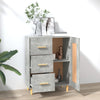 Betongraues Sideboard Dommica 69,5x34x90cm (Holz)
