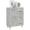 Betongraues Sideboard Dommica 69,5x34x90cm (Holz)
