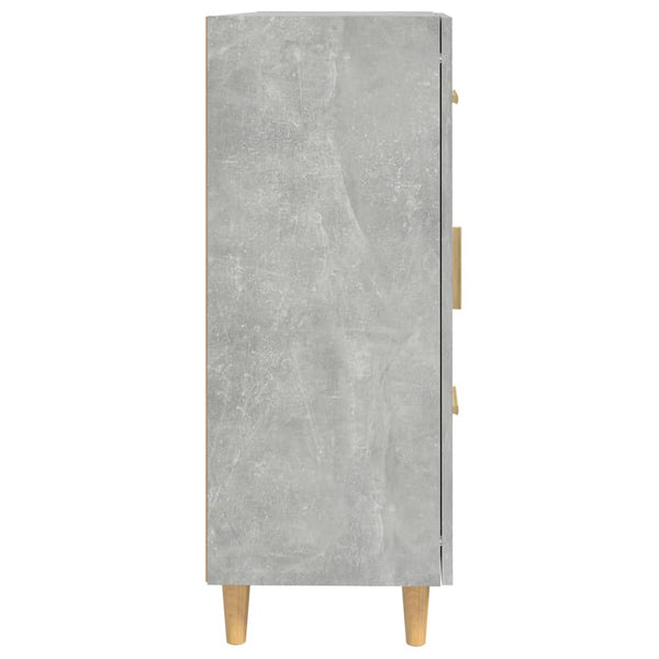 Betongraues Sideboard Dommica 69,5x34x90cm (Holz)