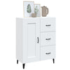 Weißes Sideboard Filora 69,5x34x90cm (Holz)