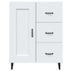 Weißes Sideboard Filora 69,5x34x90cm (Holz)