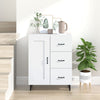 Weißes Sideboard Filora 69,5x34x90cm (Holz)