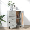 Sideboard Filora 69,5x34x90cm betongrau (Holz)