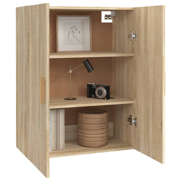 Sonoma-Eiche Hängewandschrank Jozsef 69,5x34x90cm