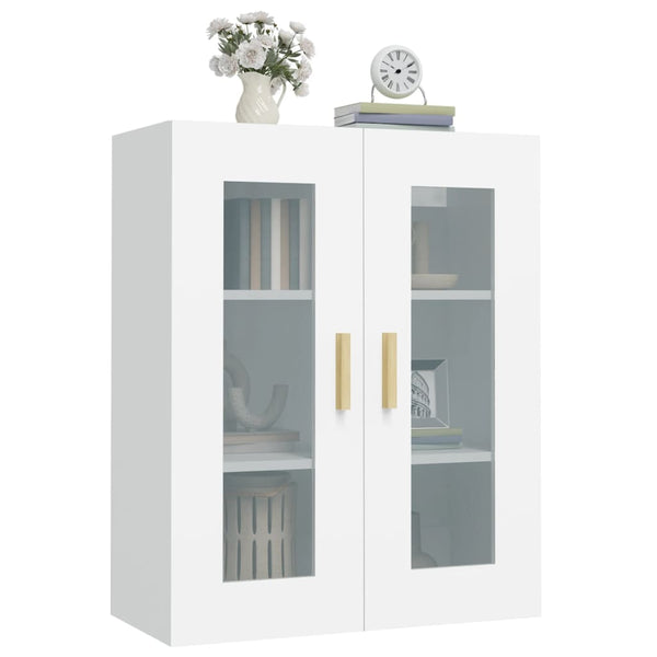 Weißer Hängeschrank Lugenia 69,5x34x90cm