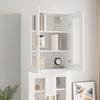 Weißer Hängeschrank Lugenia 69,5x34x90cm