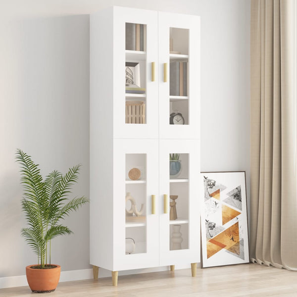 Weißer Hängeschrank Lugenia 69,5x34x90cm