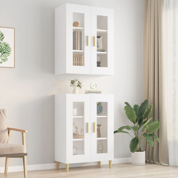 Weißer Hängeschrank Lugenia 69,5x34x90cm