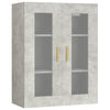 Hängeschrank Lugenia 69,5x34x90cm in Betongrau