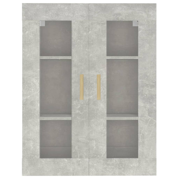 Hängeschrank Lugenia 69,5x34x90cm in Betongrau