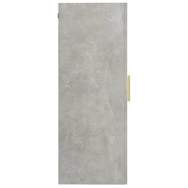 Hängeschrank Lugenia 69,5x34x90cm in Betongrau