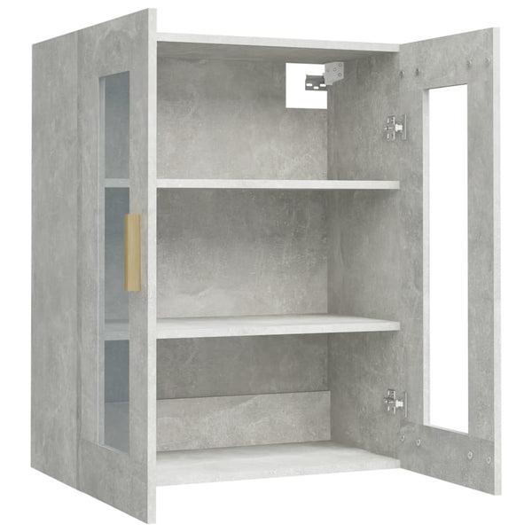 Hängeschrank Lugenia 69,5x34x90cm in Betongrau