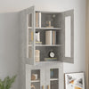 Hängeschrank Lugenia 69,5x34x90cm in Betongrau