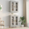 Hängeschrank Lugenia 69,5x34x90cm in Betongrau