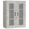 Betongrauer Hängeschrank Orasului 69,5x34x90cm
