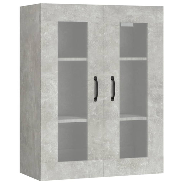 Betongrauer Hängeschrank Orasului 69,5x34x90cm