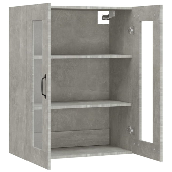 Betongrauer Hängeschrank Orasului 69,5x34x90cm