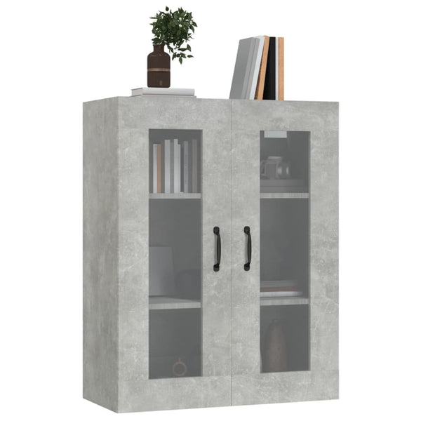 Betongrauer Hängeschrank Orasului 69,5x34x90cm