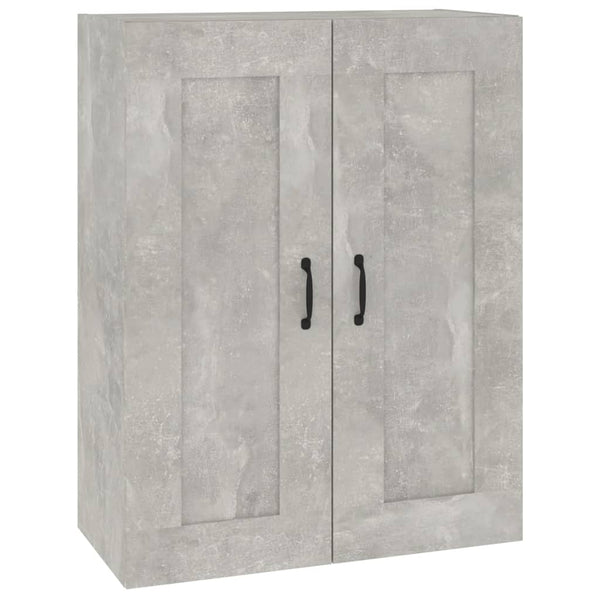 Betongrauer Hängeschrank Voitic 69,5x32,5x90cm