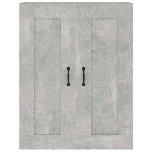 Betongrauer Hängeschrank Voitic 69,5x32,5x90cm