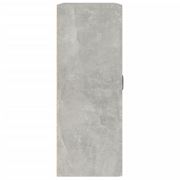 Betongrauer Hängeschrank Voitic 69,5x32,5x90cm