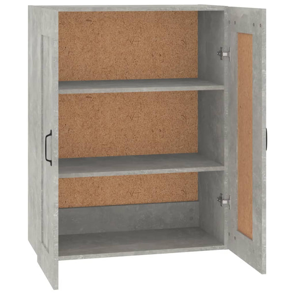 Betongrauer Hängeschrank Voitic 69,5x32,5x90cm