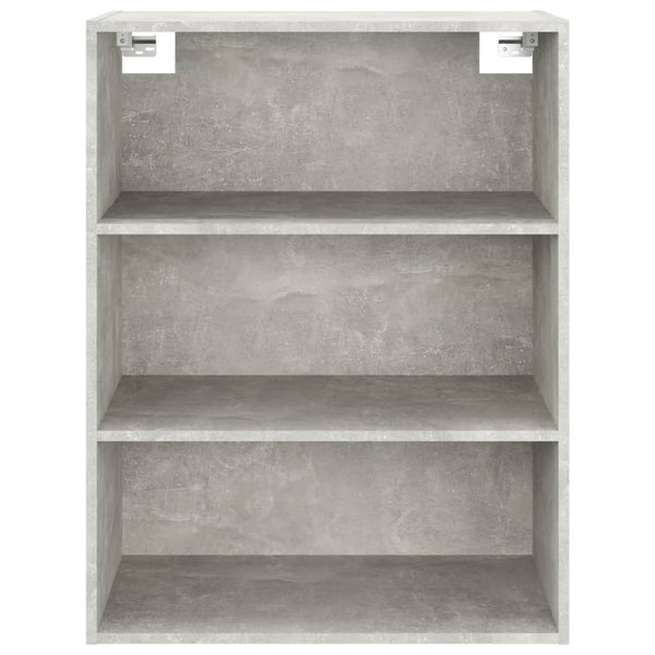 Hängender Wandschrank Balacescu 69,5x32,5x90cm in Betongrau