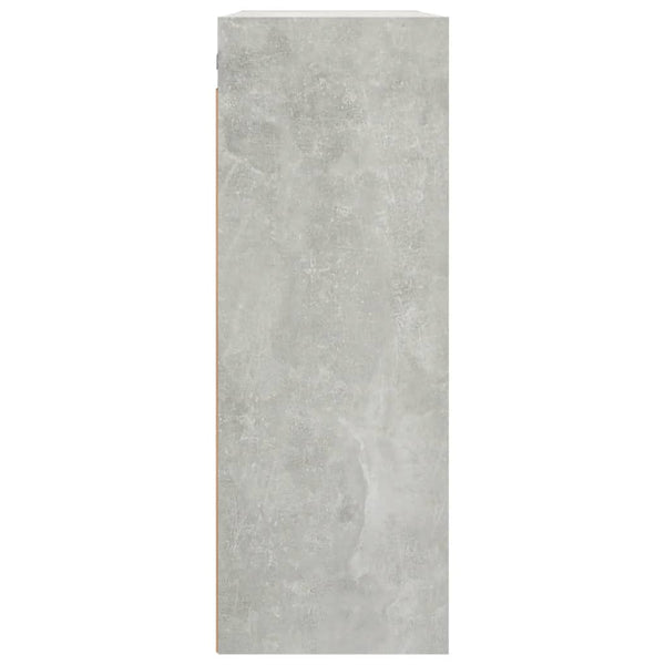 Hängender Wandschrank Balacescu 69,5x32,5x90cm in Betongrau