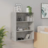 Hängender Wandschrank Balacescu 69,5x32,5x90cm in Betongrau