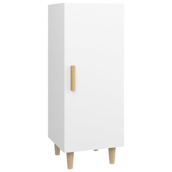 Weißes Sideboard Dumutru 34,5x34x90cm (Holz)