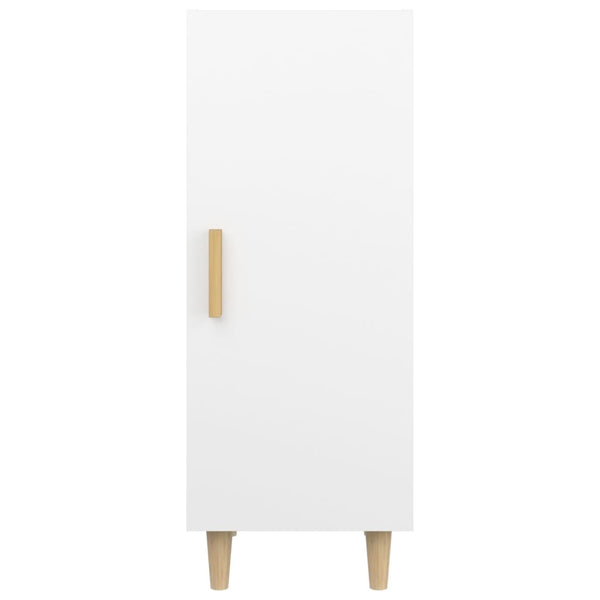 Weißes Sideboard Dumutru 34,5x34x90cm (Holz)