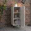 Betongraues Sideboard Rigu 34,5x34x90cm (Holz)