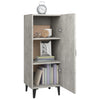 Betongraues Sideboard Rigu 34,5x34x90cm (Holz)