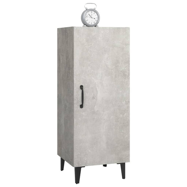 Betongraues Sideboard Rigu 34,5x34x90cm (Holz)