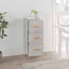 Betongraues Sideboard Konner 34,5x34x90cm (Holz)