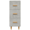 Betongraues Sideboard Konner 34,5x34x90cm (Holz)