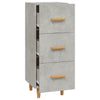 Betongraues Sideboard Konner 34,5x34x90cm (Holz)