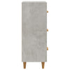 Betongraues Sideboard Konner 34,5x34x90cm (Holz)