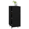 Schwarze Kommode Patrache 34,5x34x90cm (Holz)
