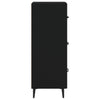Schwarze Kommode Patrache 34,5x34x90cm (Holz)