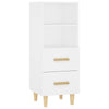 Weißes Sideboard Traianus 34,5x34x90cm (Holz)