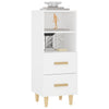 Weißes Sideboard Traianus 34,5x34x90cm (Holz)
