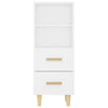 Weißes Sideboard Traianus 34,5x34x90cm (Holz)