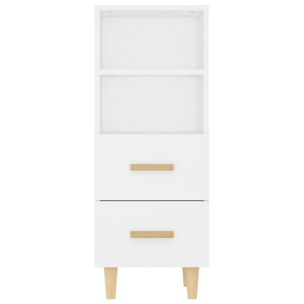 Weißes Sideboard Traianus 34,5x34x90cm (Holz)