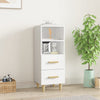 Weißes Sideboard Traianus 34,5x34x90cm (Holz)