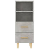 Betongraues Sideboard Traianus 34,5x34x90cm (Holz)
