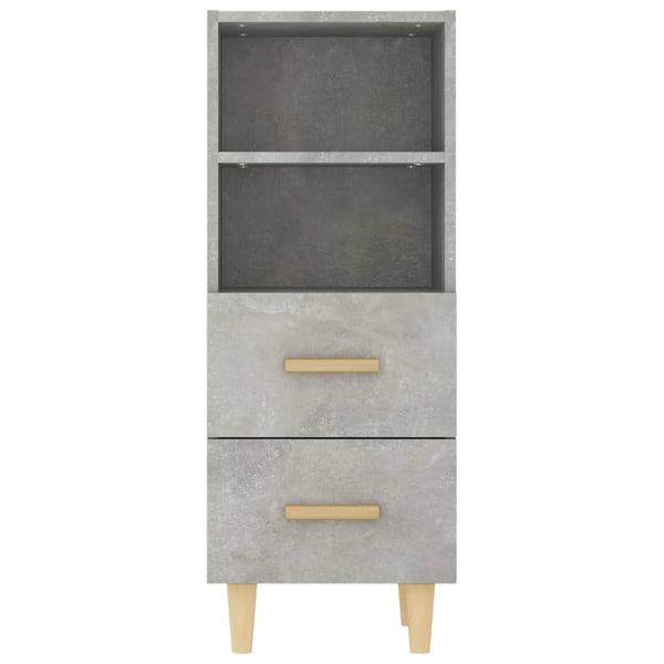 Betongraues Sideboard Traianus 34,5x34x90cm (Holz)