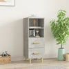 Betongraues Sideboard Traianus 34,5x34x90cm (Holz)