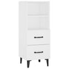 Weißes Sideboard Mariet 34,5x34x90cm (Holz)